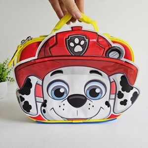 2021 Nickelodeon Paw Patrol Red and Yellow Insulated Lunch Bag/ Toy Box Holder